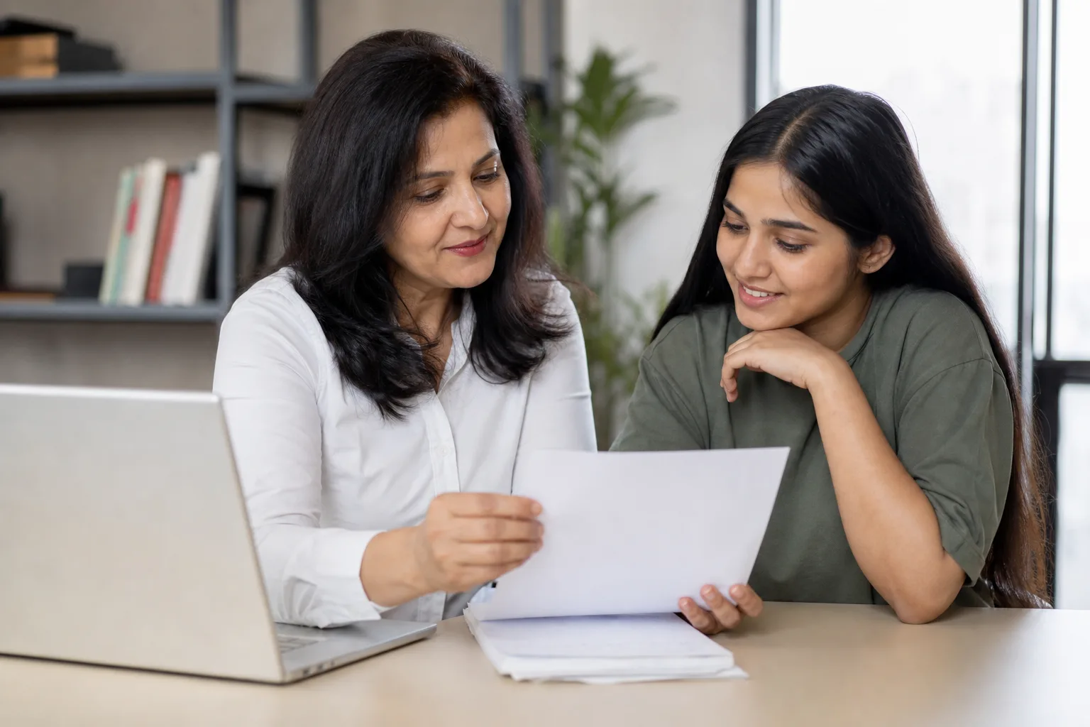 Guided support through the application process